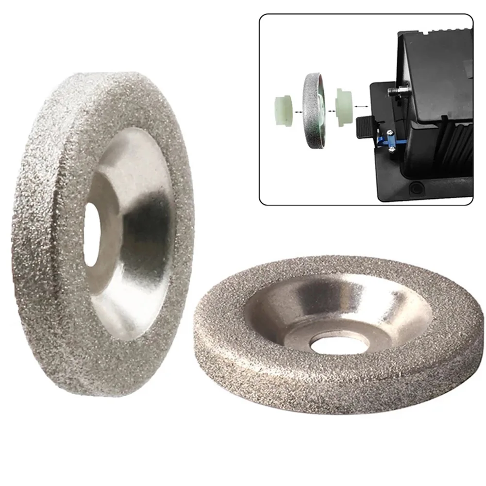 50mm 2 Inch Diamond Grinding Wheel 180-Grit Circle Grinder Disc 10mm Hole Stone Sharpener Angle Cutting Wheel Sharpener Trimming