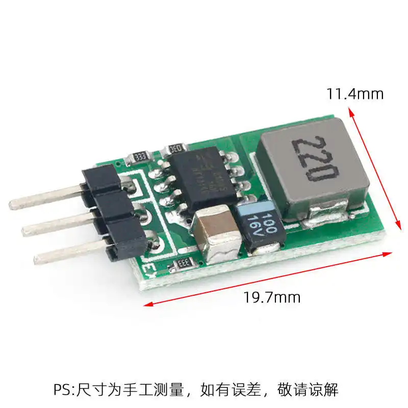 DC-DC 5.5~32V to 5V/1A mini three-terminal voltage regulator power module replaces LM7805 with high efficiency