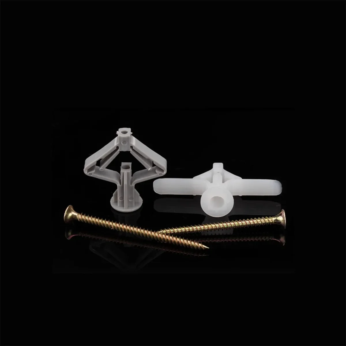 

Plastic Airplane Shaped Expansion Pipe Gypsum Board Hollow Brick Self Tapping Screw Butterfly Shaped Expansion Plug Adhesive