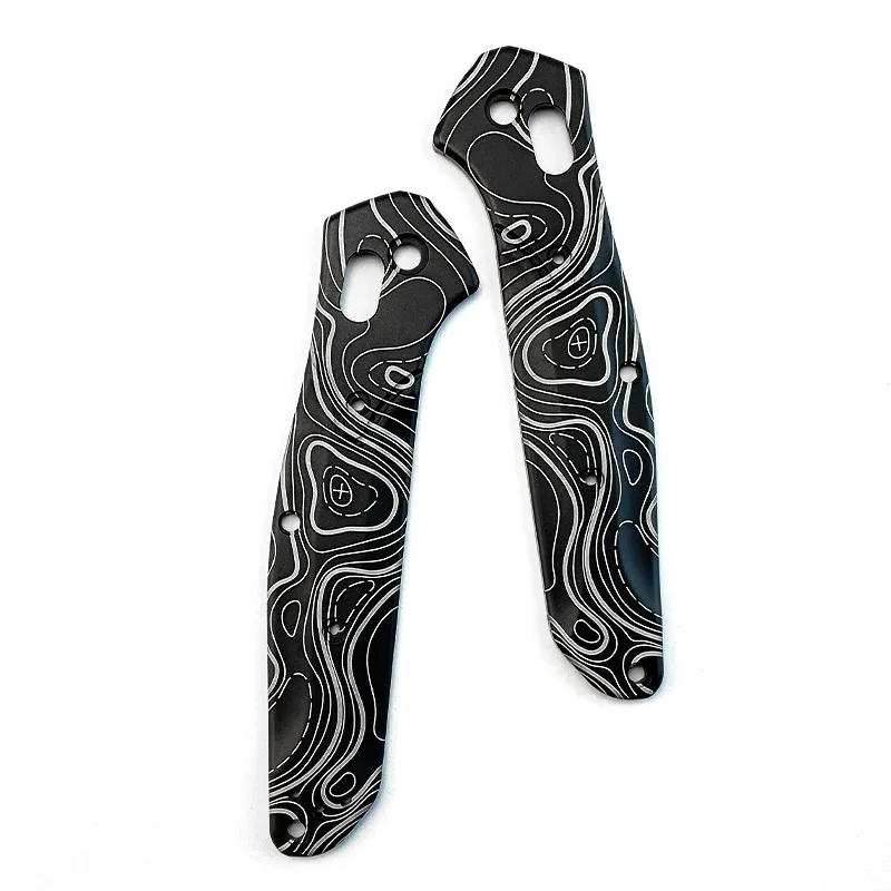 Premium Aluminum Alloy Grip Plate For BM Osborne 940 Tactical Knife EDC Camping Hunting Knife Repair Accessory