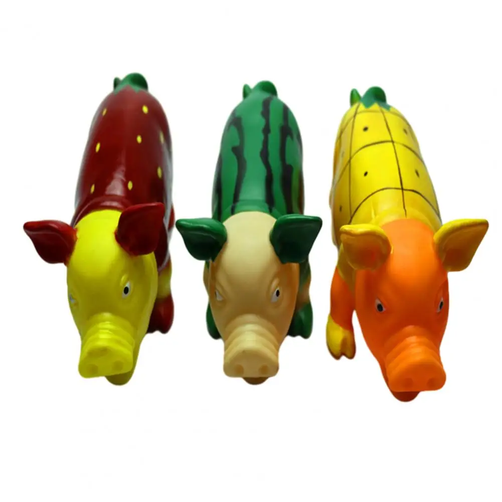 

Pig Toy Fruit Pig Squeeze Toy Fun 2-in-1 Stress Relief Desktop Ornament Soft Vinyl Squishes