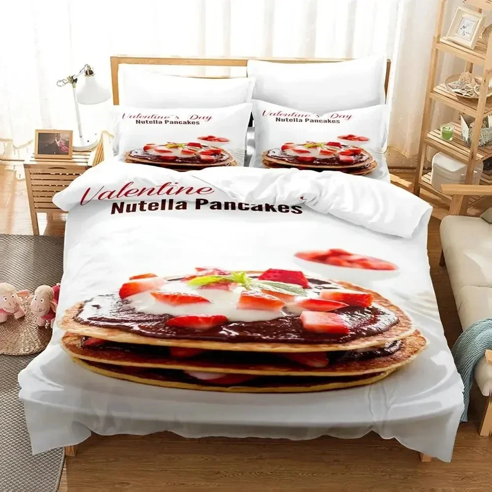 

Luxury New 3D Print Cartoon Nutellas Bedding Set Boys Girls Twin Queen Duvet Cover Pillowcase Bed Fashion Home Textileextile