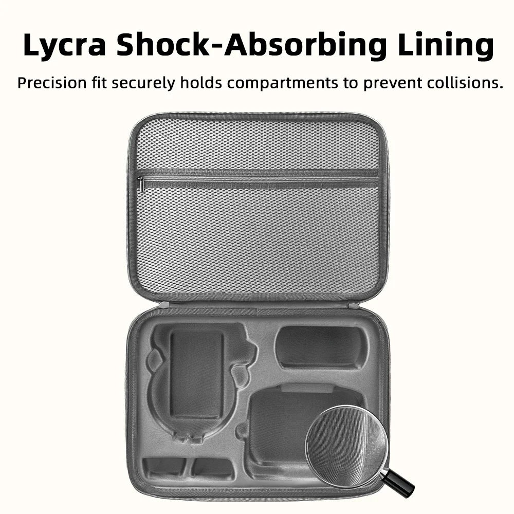 BRDRC Estuche de transporte para DJI Flip Drone bolso de viaje protector para RC 2/N3 caja de almacenamiento de control remoto con correa para el hombro