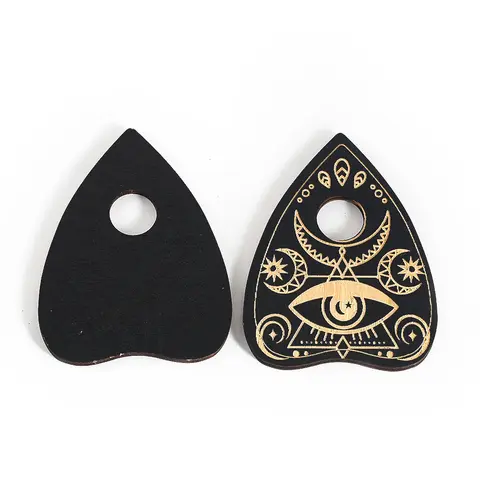 4pcs/set Heart Wooden Display Stand Holder Base for Crystal Ball Sphere Spirit Mystery Pendulum Board Witchcraft Decor Supplies