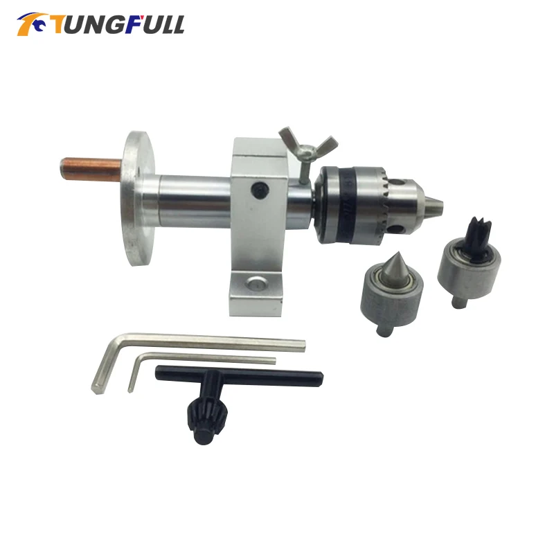 For Mini Lathe Beads Machine Woodwork DIY Accessories Center Revolving Live Center Head Power Tools