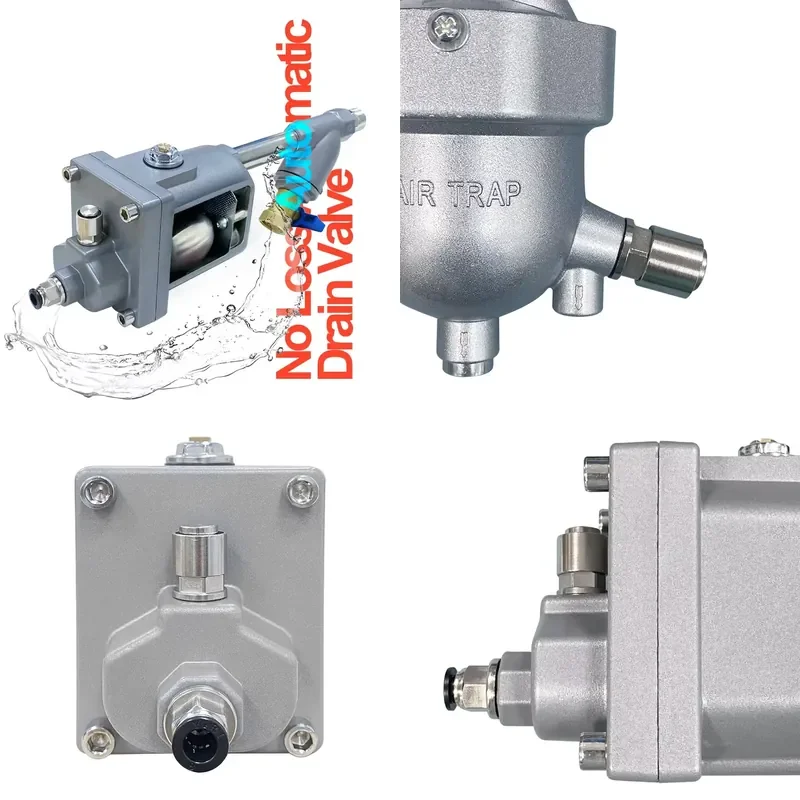 Sunwin Zero Air Loss Drain (Model WK-58) for Compressed Air Systems-Metal Construction 680L/min Capacity