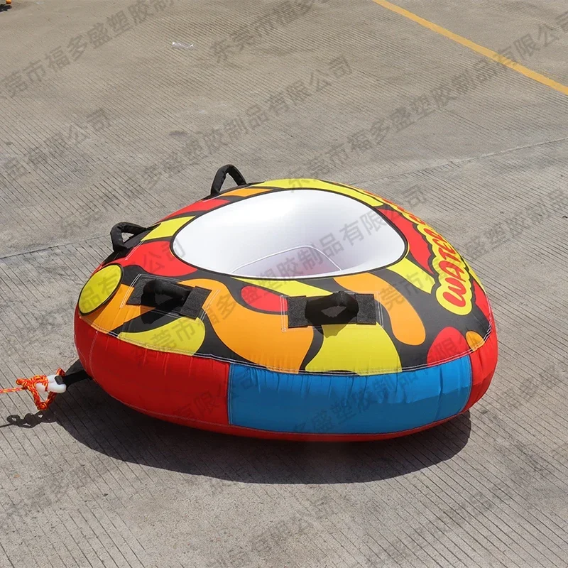 

Spot water single towable tube inflatable drag boat water ski triangle speedboat drag ring sled