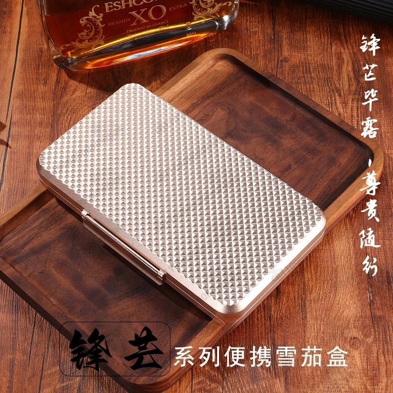 Humidor ultra-thin 3CM light and thin portable moisturizing seal travel carrying box portable storage