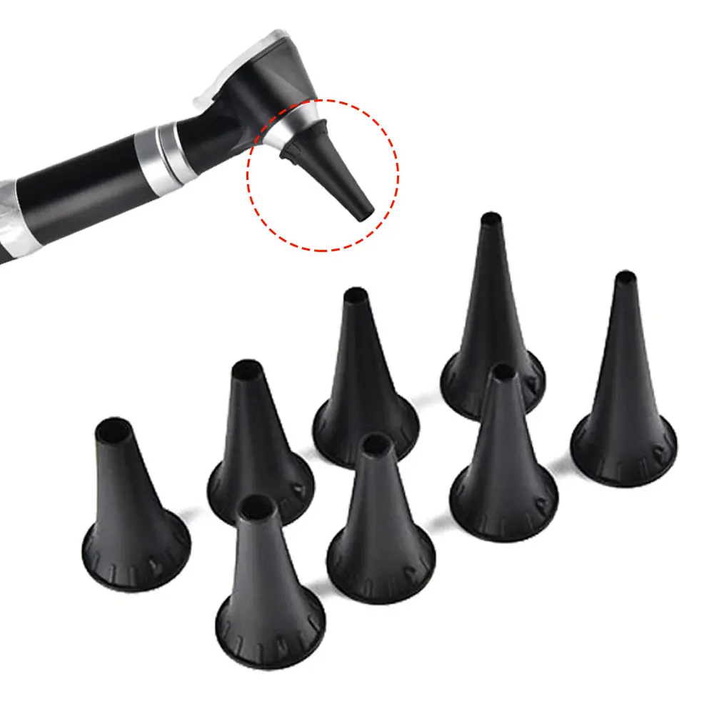 100Pcs Reusable Human Non Disposable Ear Speculum Otoscope Accessory Nozzle Specula Replacement Cone Funnel