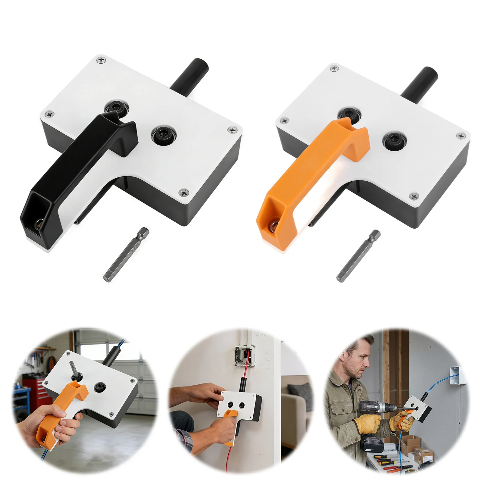 

Wire Puller for Conduit Wiring Wire Pulling Tools 0.3inch Max Cables Cable Puller for Residential Commercial Industrial Use