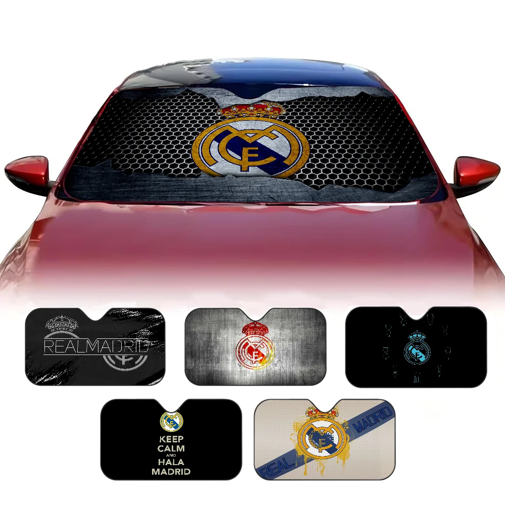 

M-MadridS-FC Car Windshield Foldable Sun Shade Cover Block Reflector Portable Breathable Anti UV Protector Screen