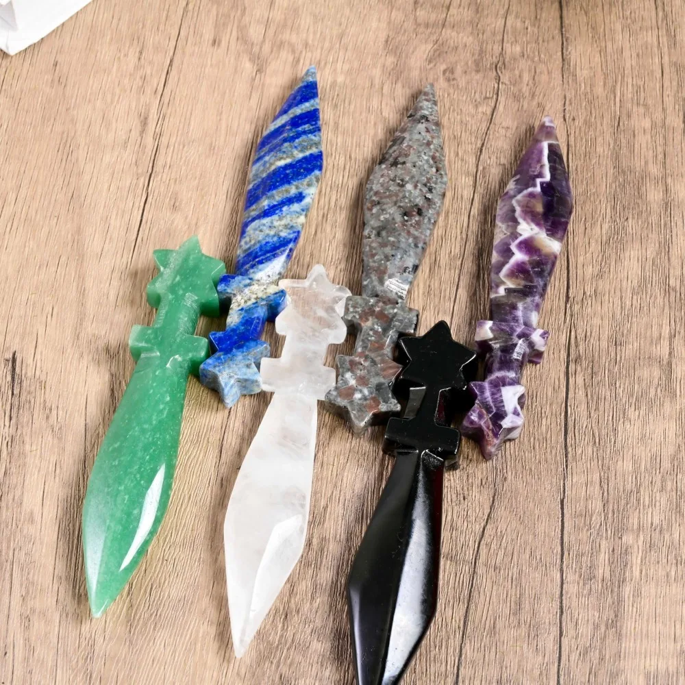 1Pc Natural Carving Knife Featuring a Star-Shaped Handle Perfect As a Unique Gift for Birthdays Ideal for Home And Party Decor