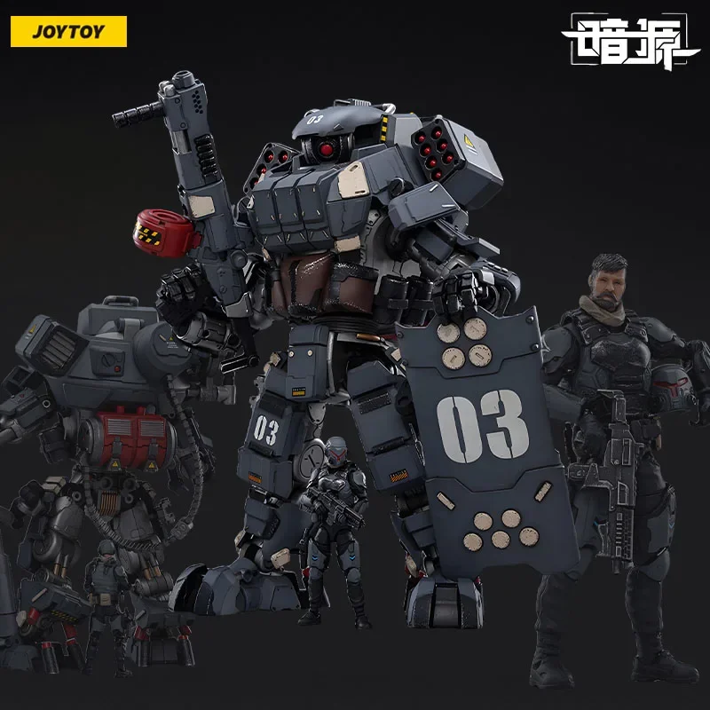 JOYTOY Original Model Kit lron Wrecker 03-Urban Warfare Mecha finished product Anime Figure Toys Collectible Model for Boys