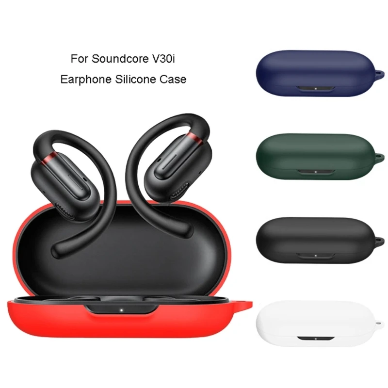 Earphone Dust Cover For Anker Soundcore V30i Silicone Case Scratchproof Waterproof Skin Wireless Earbuds Housing