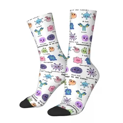 Immunology Is So Cute Version 2 Socks Harajuku Sweat Absorbing Stockings All Season Long Socks for Man Woman's Birthday Present