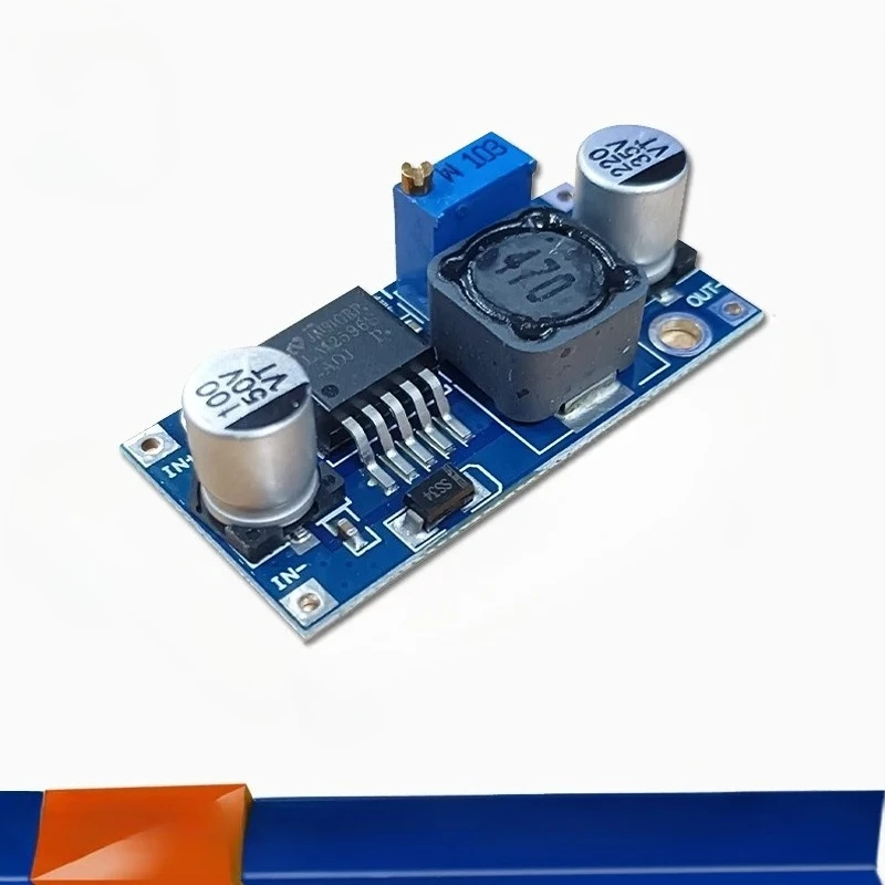 5 حزمة LM2596S محول فرق الجهد تيار مستمر إلى تيار مستمر محول عالية الكفاءة الجهد المنظم 3.0-40 فولت إلى 1.5-35 فولت محول فرق الجهد قابل للتعديل