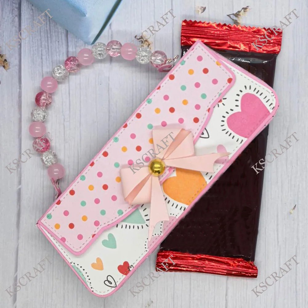 KSCRAFT كاندي بار محفظة قطع يموت الإستنسل DIY بها بنفسك سكرابوكينغ النقش الزخرفية DIY بها بنفسك ورقة بطاقات #3