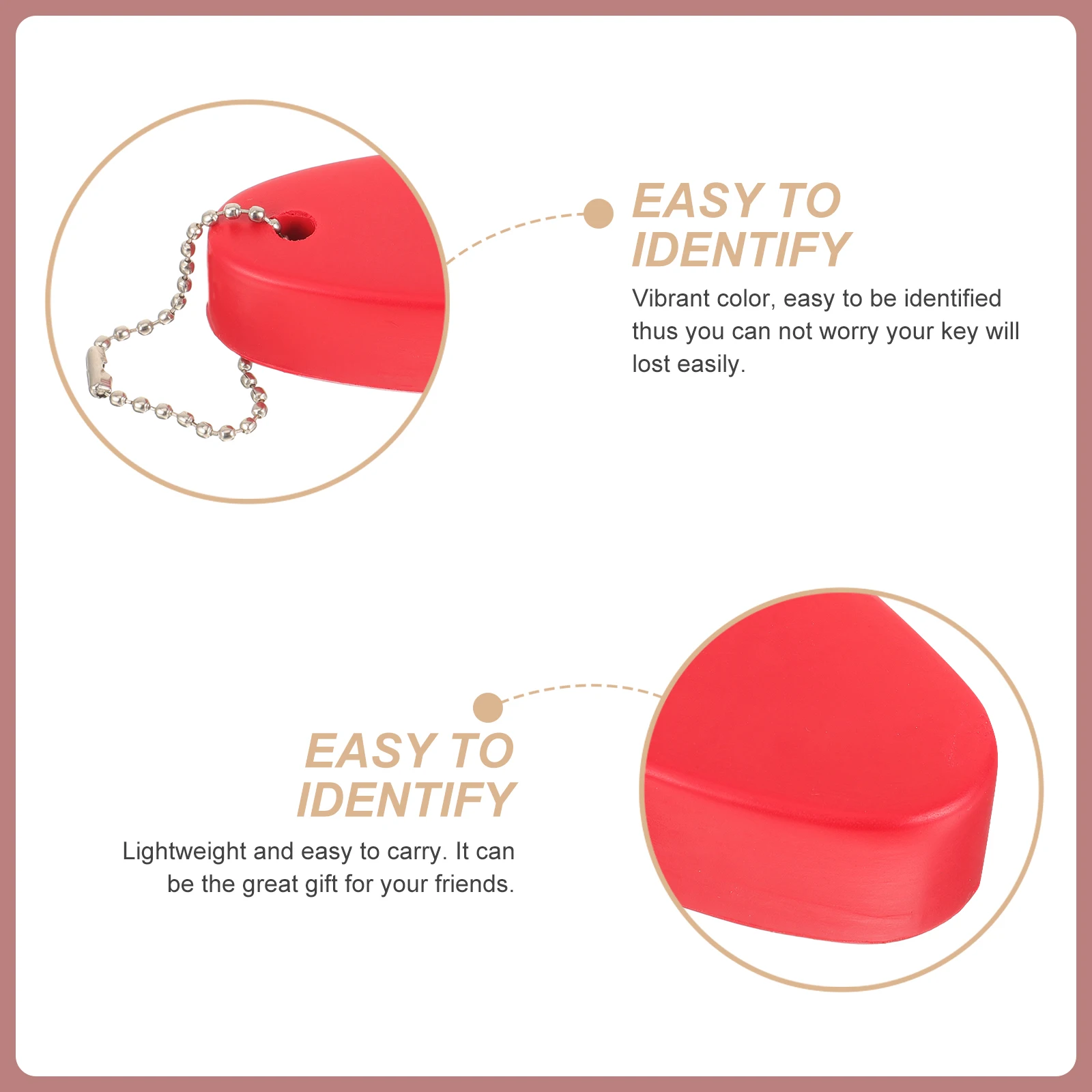 Llaveros flotantes de 5 uds., Material PU duradero y ligero, flotador de plástico pequeño para barcos, accesorios de modelado para exteriores