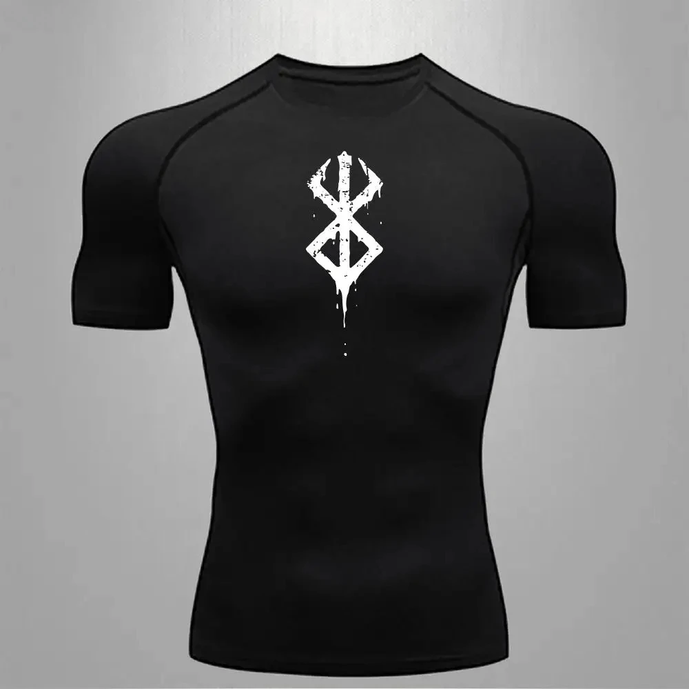 

Men's sportswear, compression, Paris printing, quick drying, fitness jujitsu cycling clothes sportswear men's clothing clearance