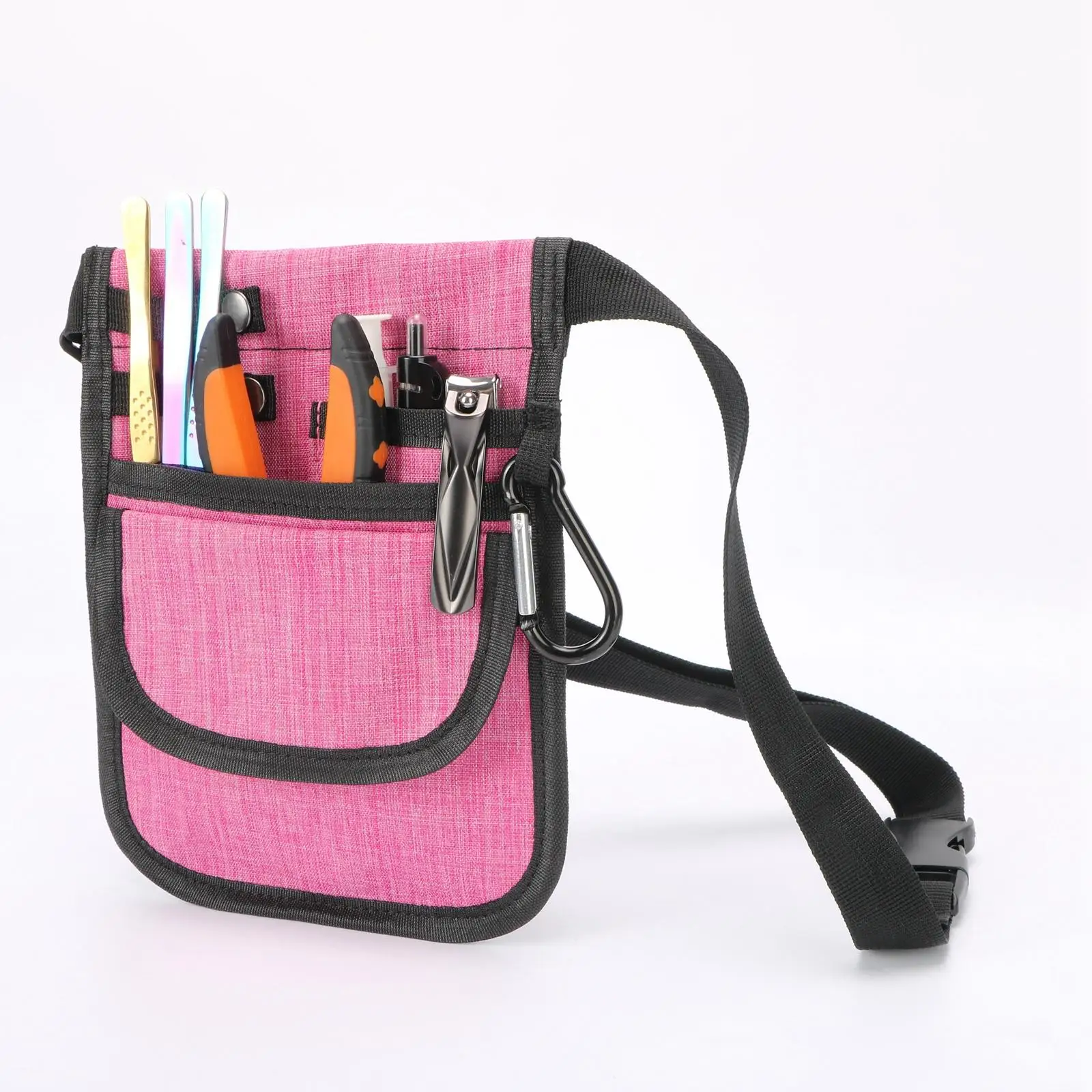 Utility Hip Bag Tool Belt Bag Organizer Pouch Multi Compartment Storage Nurse Fanny Pack for Stethoscopes Care Supplies Wipes