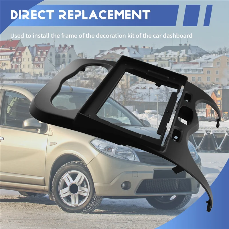 

A77Q-10.1 INCH Car Radio Fascias For RENAULT SANDERO 2013 Android GPS MP5 Stereo Player 2 Din Head Unit Panel Dash Frame