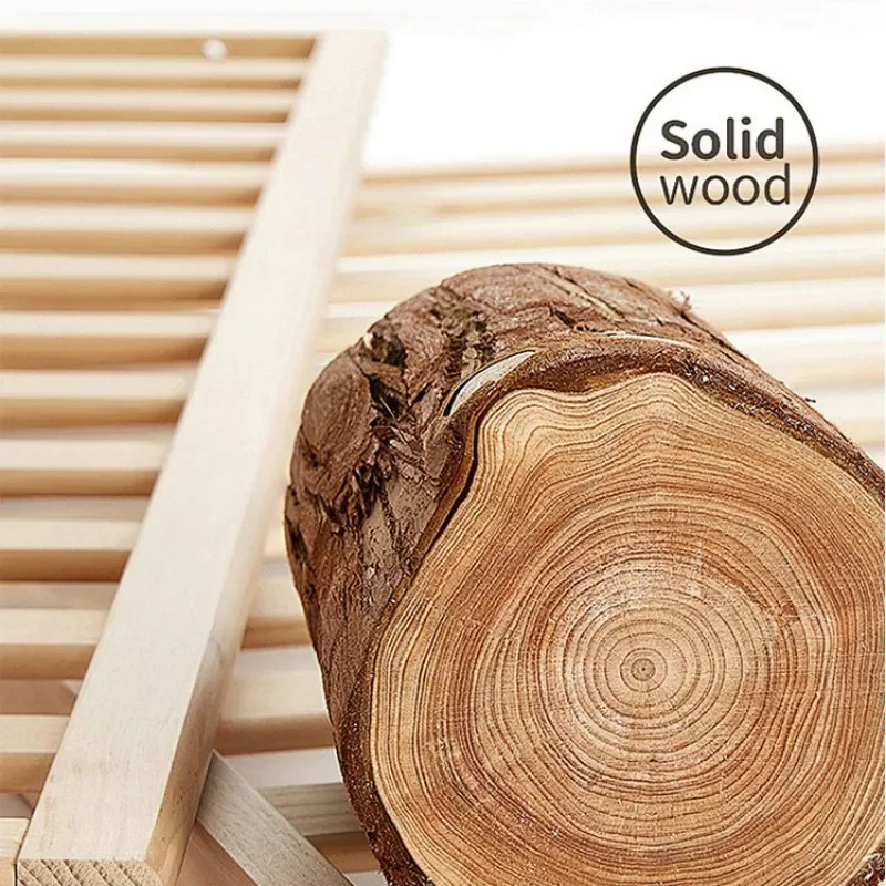 Beech Wood Folding Sofa Bed Dual Purpose Multi Functional Living Room Tatami Single Double Small Apartment Pull Out