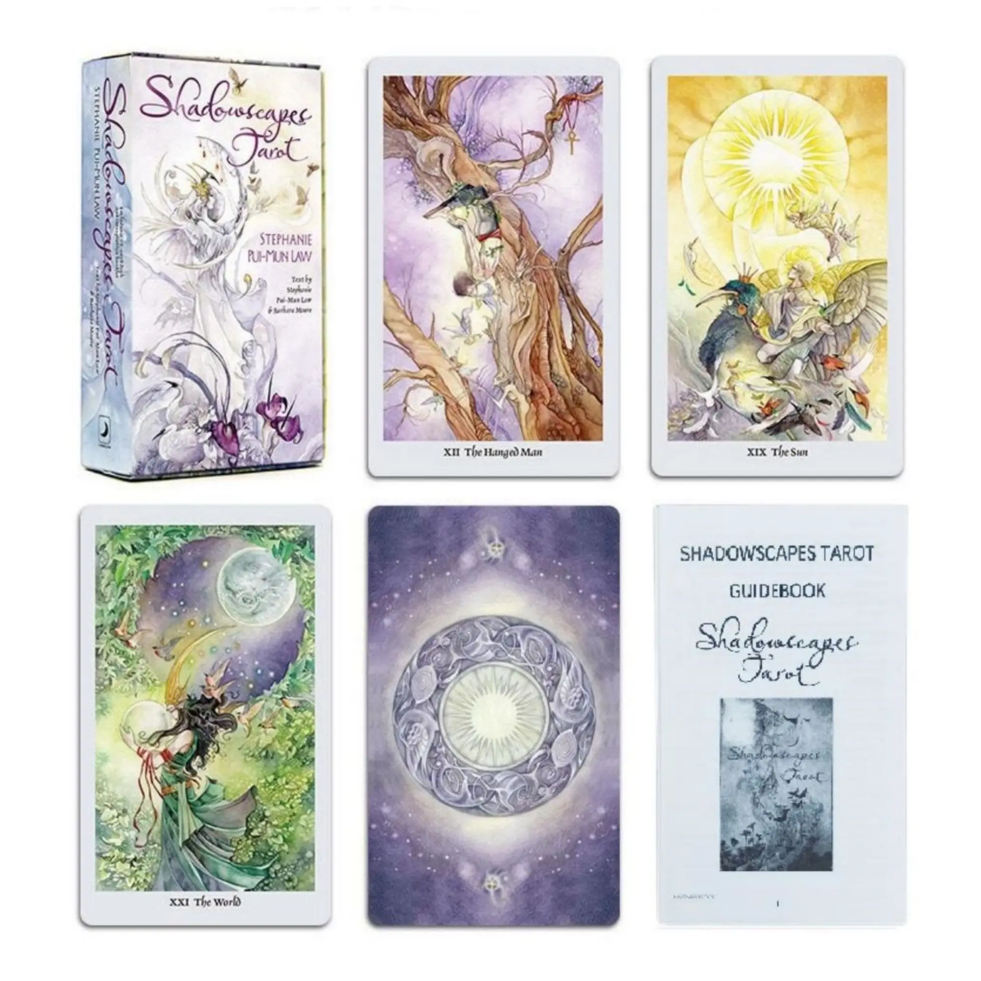 Shadowscapes Tarot 78 Cards/Set 12x7cm Beautiful Purple Design For Friends Gift Board Game Holiday Party Leisure Funny Games