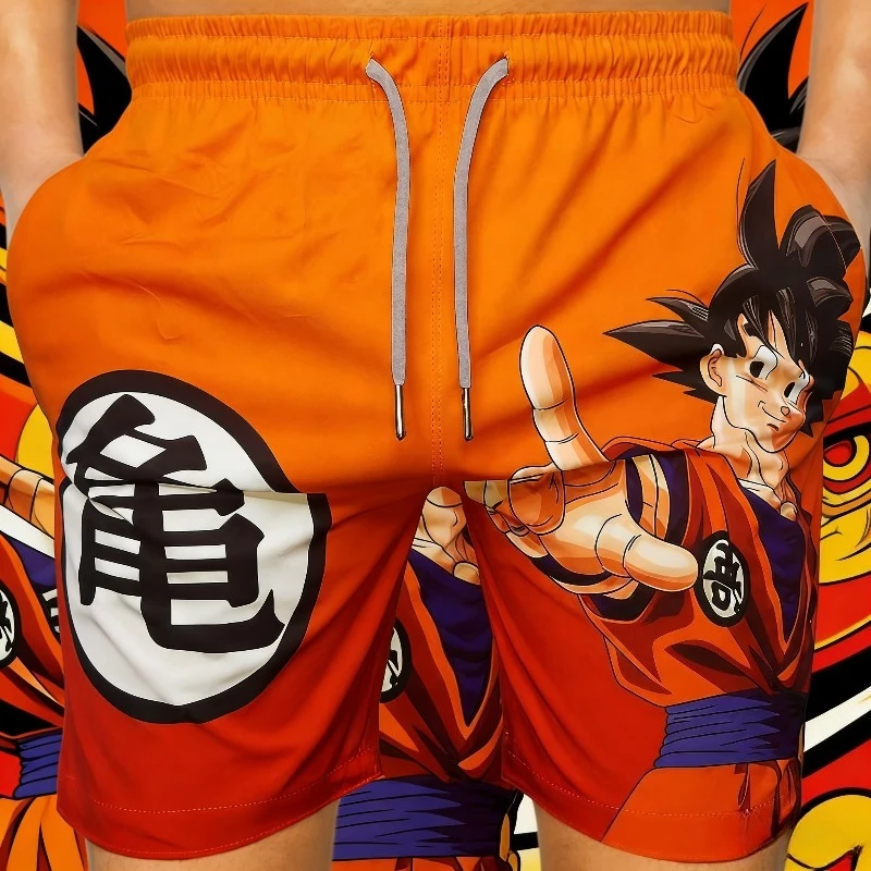 Pantalones cortos de gimnasio Dragon Ball Z Goku y Vegeta, pantalones cortos con estampado 3D de Anime para adultos y niños, pantalones cortos de playa ligeros y cómodos de secado rápido para verano