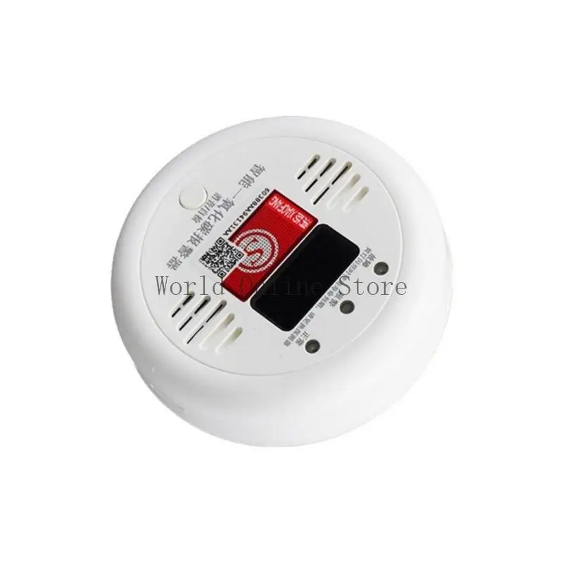 Allarme monossido carbonio portatile con avvisi vocali visualizzazione digitale Dispositivo rilevatori gas wireless