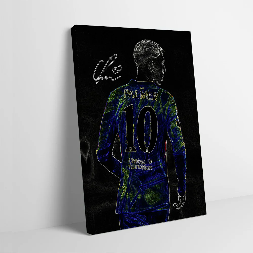 Cole Palmer Football Club Art Printing Poster Customizable Pictures Wall Art Canvas Painting for Living Room Decorations Mural