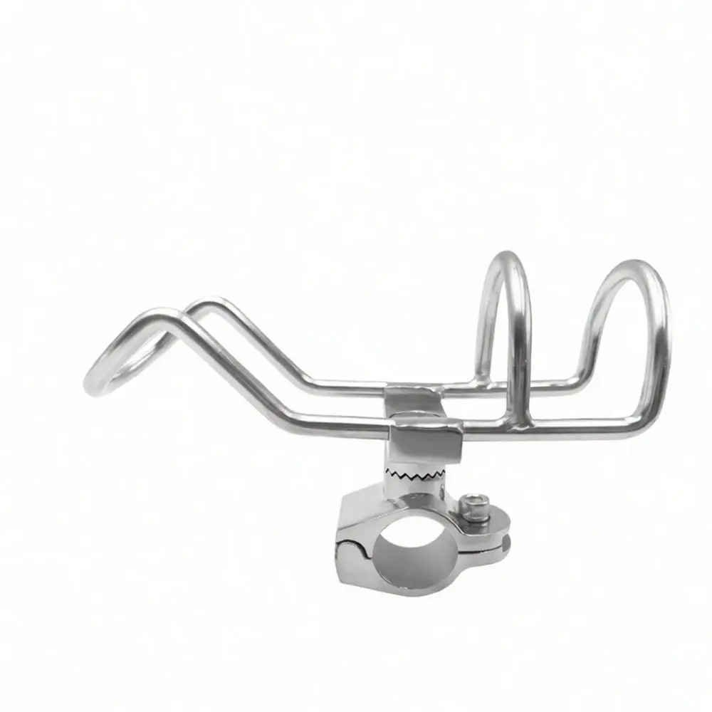 Stainless Steel Fishing Rod Holder For Boat Yacht Railing Stand Adjustable Marine Pole Bracket Sea Fishing Tackle Accessory