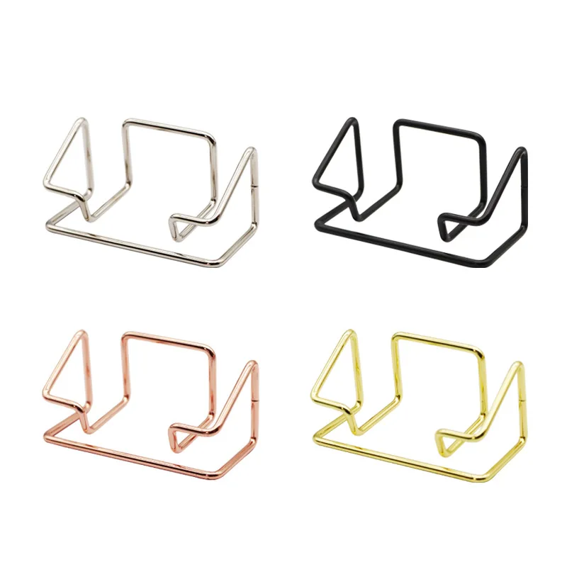 Porta biglietti da visita verticale da tavolo, porta biglietti da visita in metallo, porta biglietti da visita di alta qualità