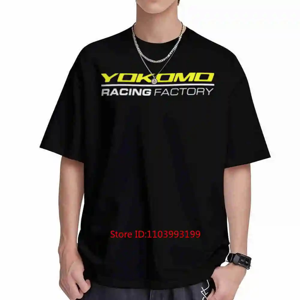 Yokomo Racing Factory Team RC Drift Short Sleeve Tee 100% Cotton T-Shirt