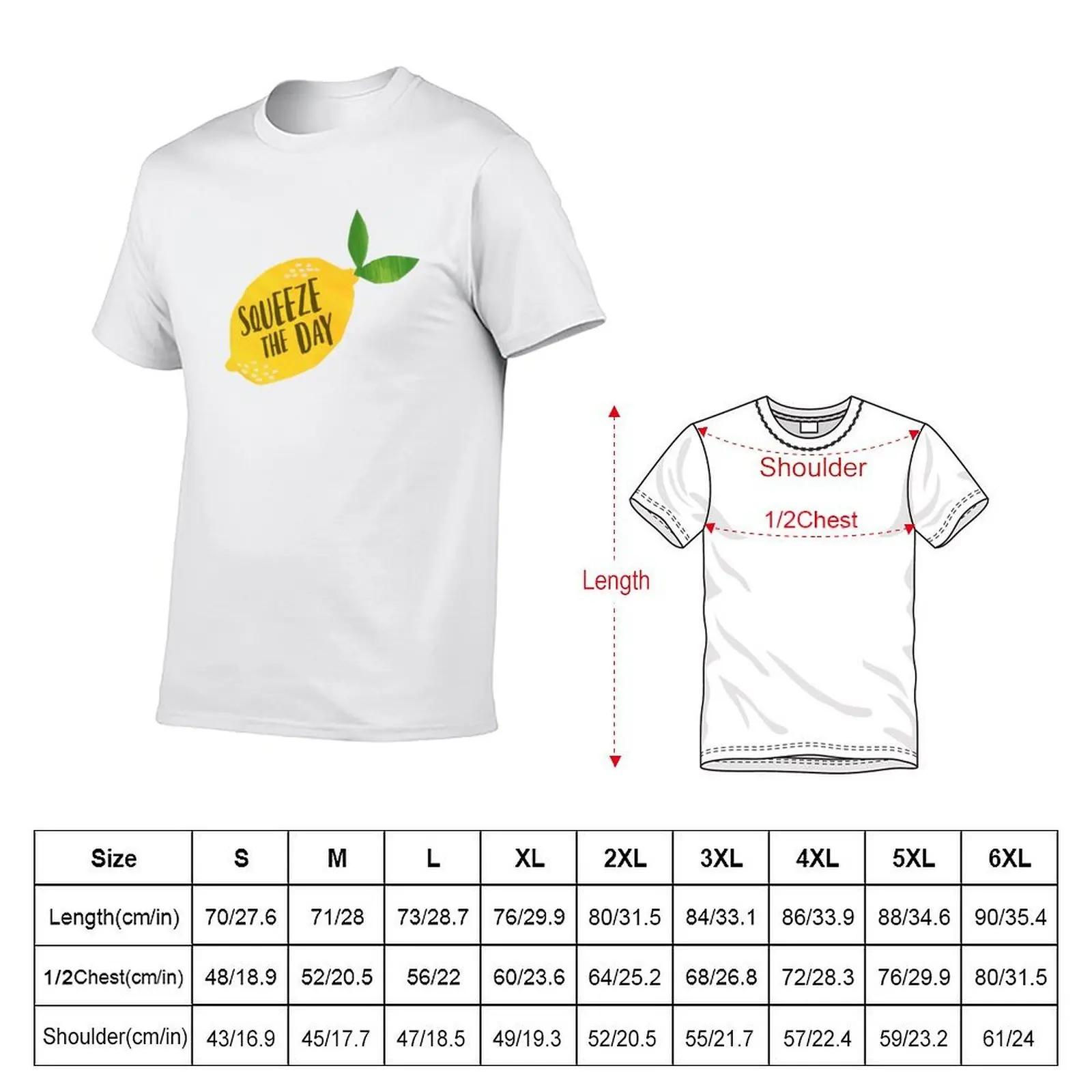 Squeeze the Day T-Shirt t shirts for man cotton funny man t shirt graphic cotton t shirt man T-shirt