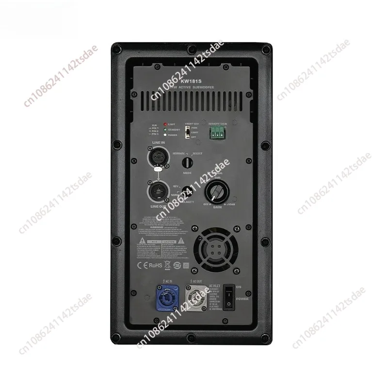 15-Inch 18-inch professional performance active speaker bass digital power amplifier rear panel module subwoofer