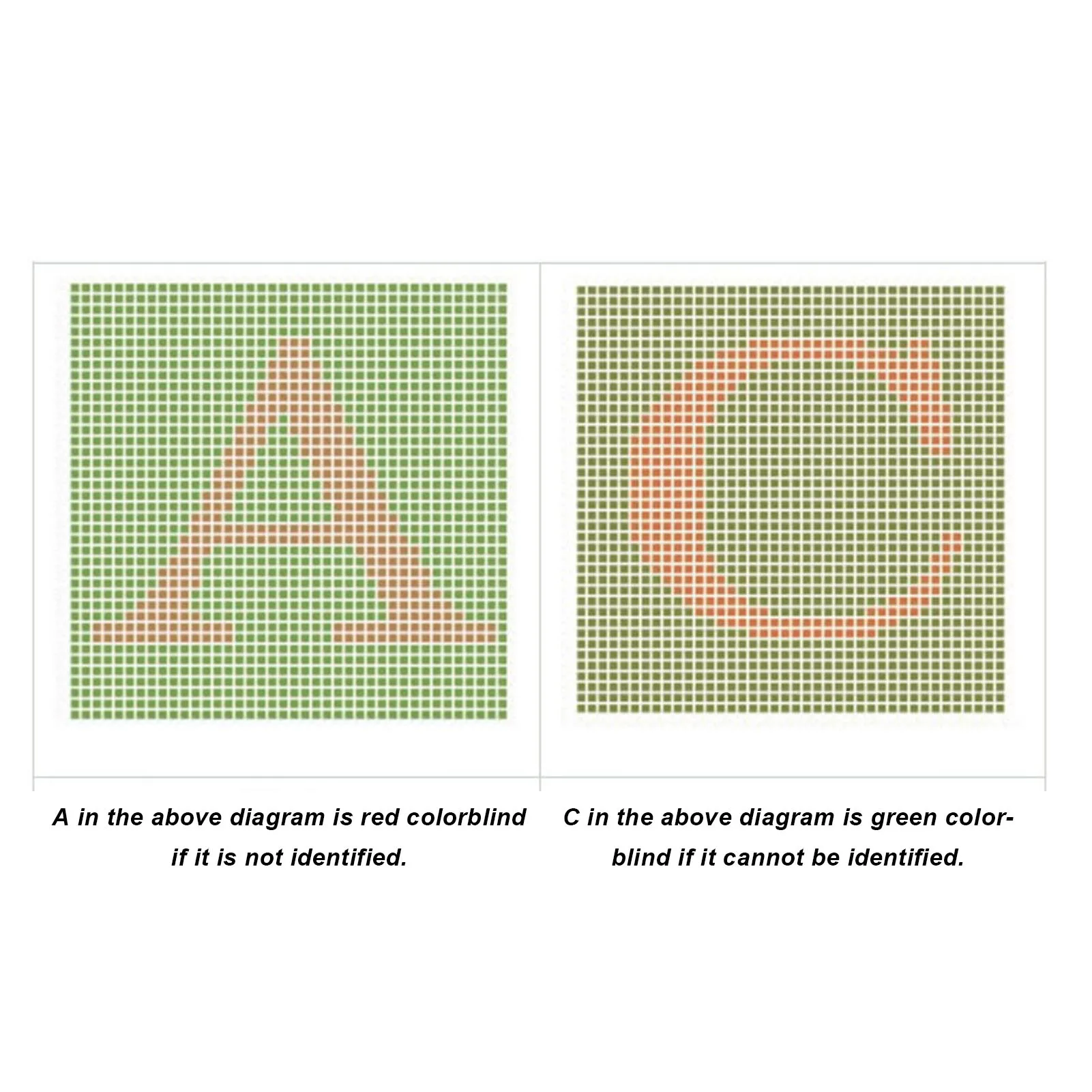 Red Green Blindness Glasses Color Blind Corrective Glasses Black Red Frame Lightweight Sunglasses with Test Map for Driving