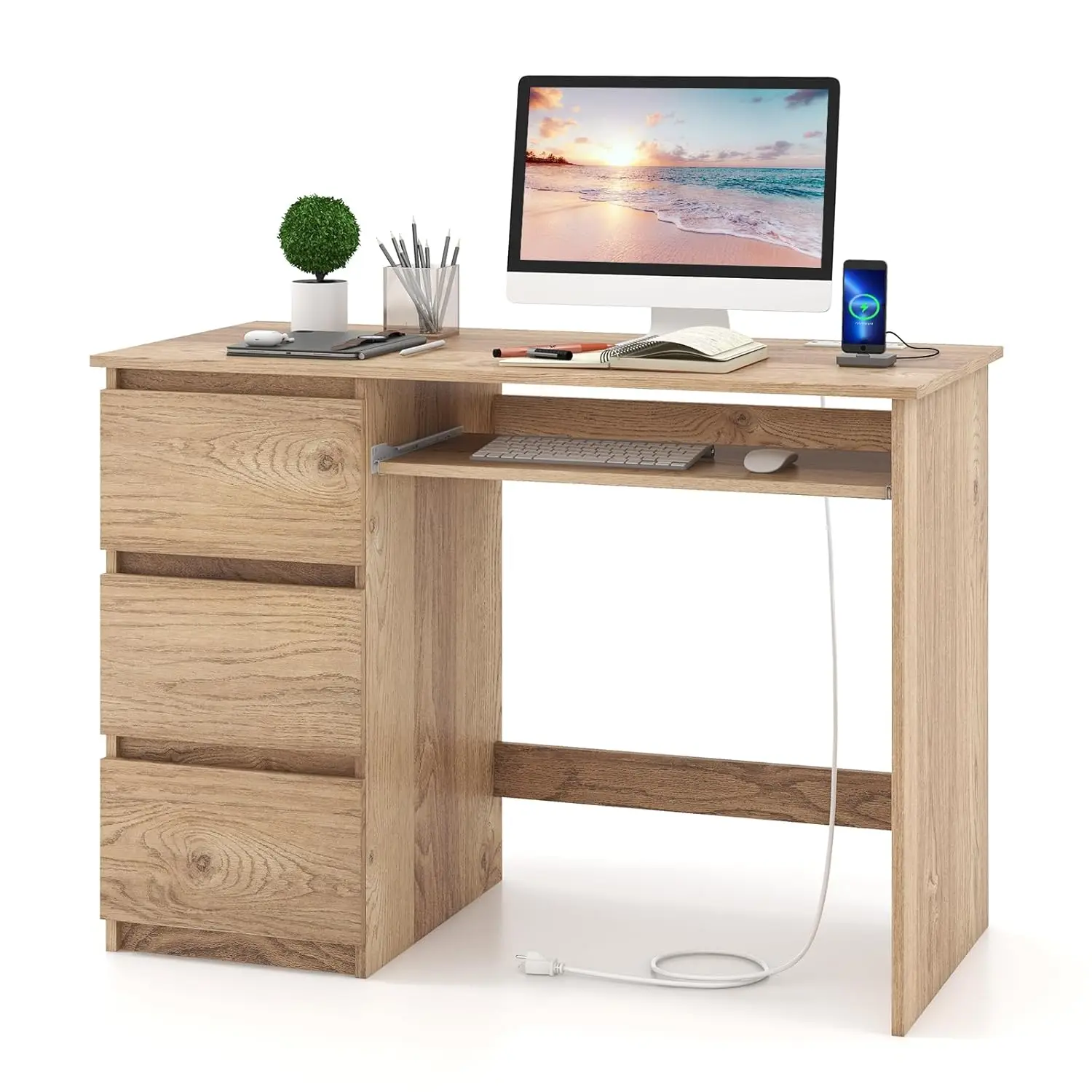 Computer Desk With …