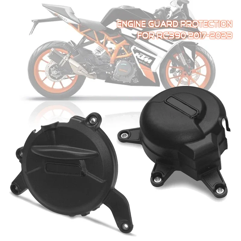 accesorios para moto For RC390 RC 390 2017-2023 Motorcycle Nylon Engine Stator Cover Engine Guard Protection Side Shield Protect