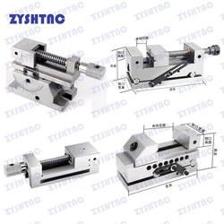 High Precision 2 Inch 2.5/3/4 Inch Universal Grinder Precision Vise Screw Sine Slope Adjustable Angle Screw Tool stainless steel