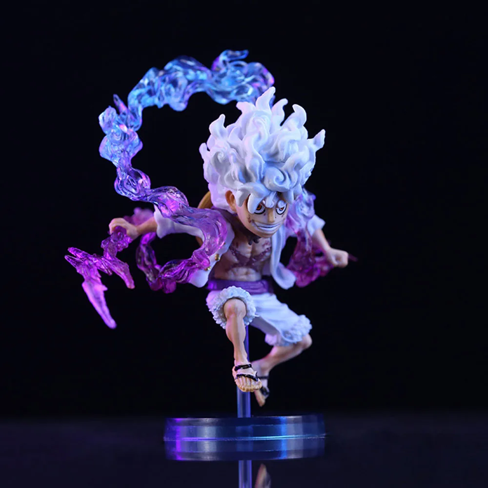 Nueva Figura de Acción de Anime de 10 cm, One Piece, Batalla de Luffy Gear 5, Estatua de Nika, Figura de Anime, Modelo de Muñeca, Juguete Coleccionable, Regalo para Niños