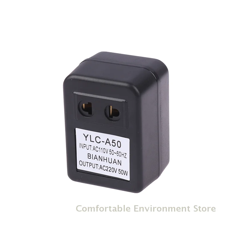 1 Pc 50W Phase Step-down Transformer Travel Adapter Voltage Converter 110V To 220V Electrical Equipment Supplies