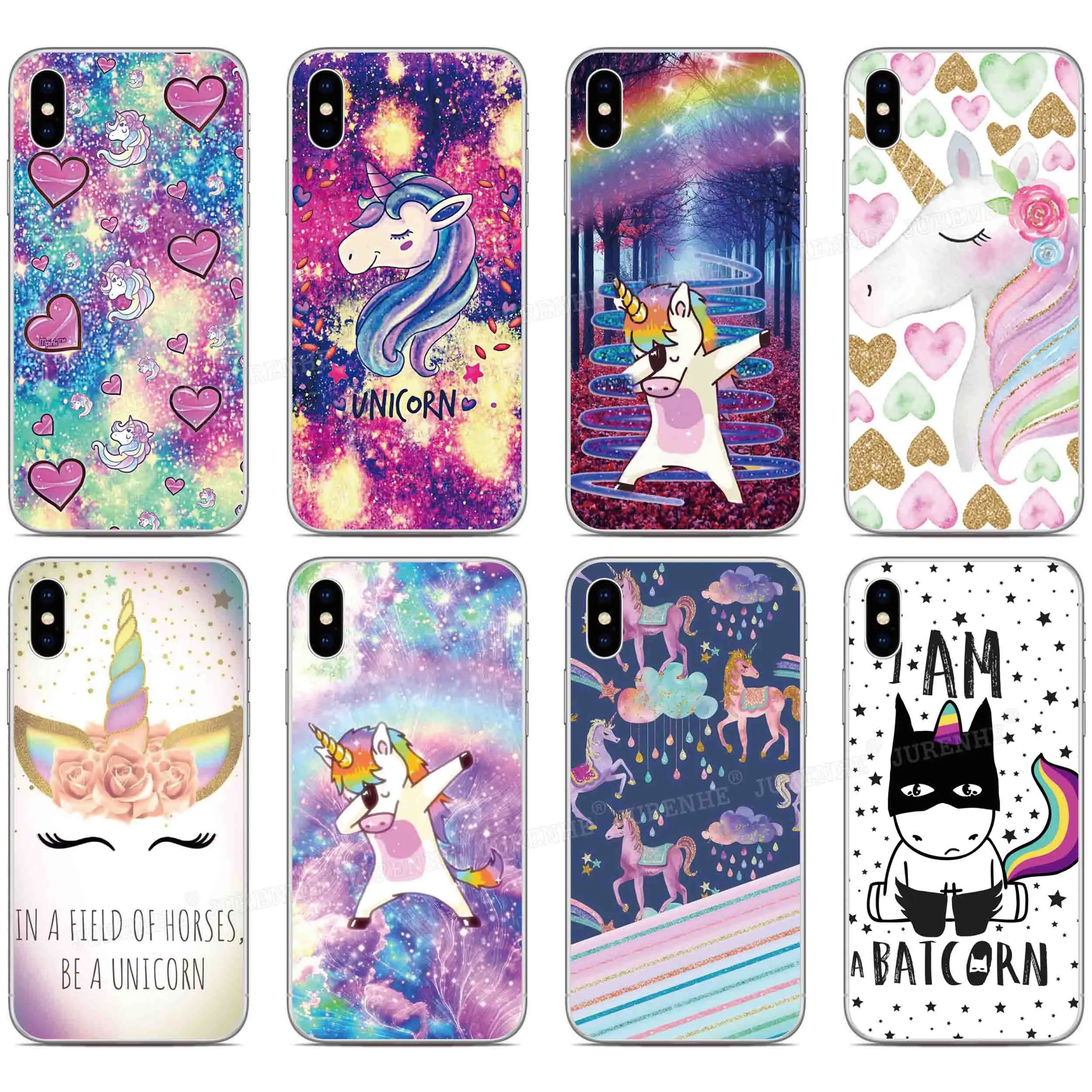 Rainbow Unicorn Phone Case For For ZTE Blade A73 5G A53 Pro V50 V41 Smart V10 V30 V40 Vita A52 A72 A71 A51 A31 A3 A5 L8 L9 Cover