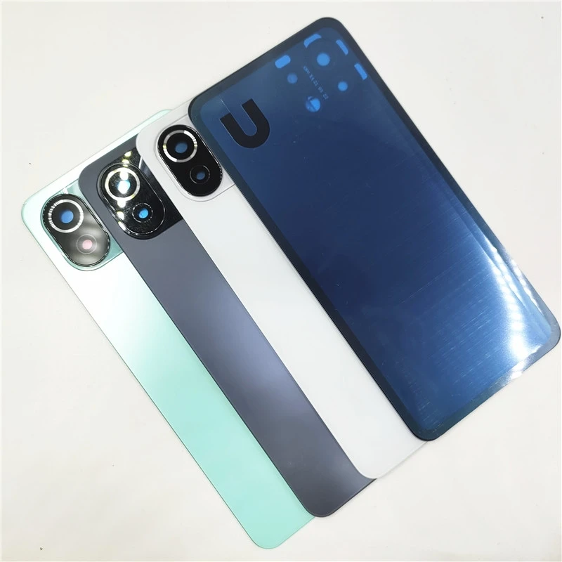 For Xiaomi Mi 11 Lite 4G 5G Battery Cover Back Glass Panel Rear Housing Case With Camera Lens Replacement+Sticker