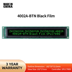 LCD4002A LCD Display Screen BTN Black Film Green Text 40X2 Microcontroller Character Display Multilingual Module