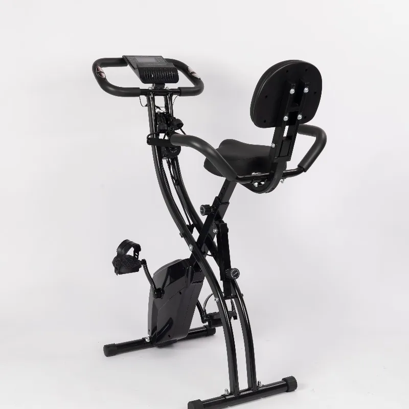 

2025 Indoor Smart Home Fitness Exercise Bike - Folding Magnetic Upright Stationary Exercise Bike for Tech-Savvy Fitness