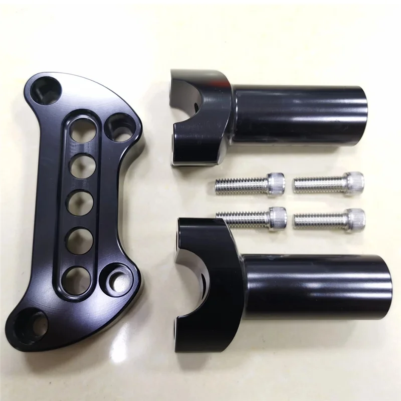 

4.5Inch Handlebar Risers 1Inch Top Clamp For Road Glide FLTRX Sportster XLH883