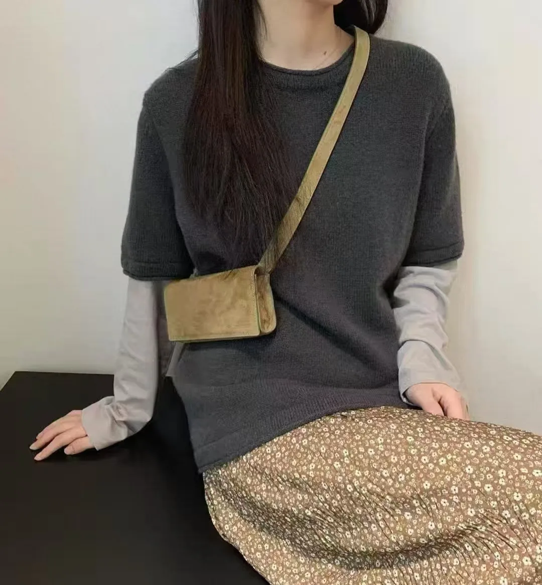 

FIRMRANCH Унисекс-кошелек из натуральной кожи с тиснением под крокодила, ярко-черный, модный бренд, женская мини-сумка на пояс, кроссбоди-кошелек