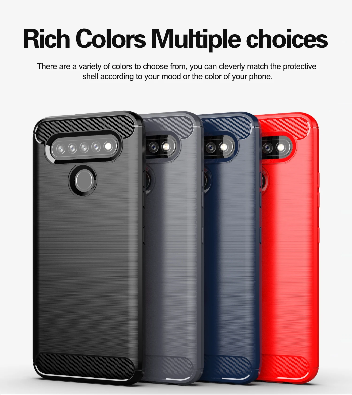 Shockproof Matte Case For LG K41s lgk51s Luxury Protective Phone Cover for lg k51s lgk41s Soft Carbon Fiber Back Cases