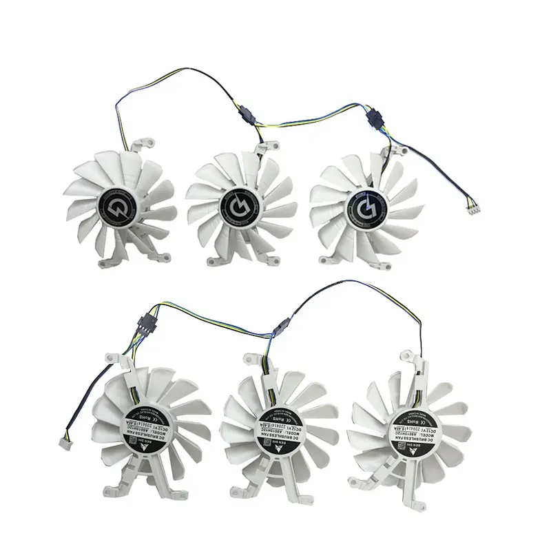 3 fans Brand new 3 pieces 85MM 4PIN A9015H12C RTX3080 3070 GPU fan for PELADN RTX3070 3080 cooling fan