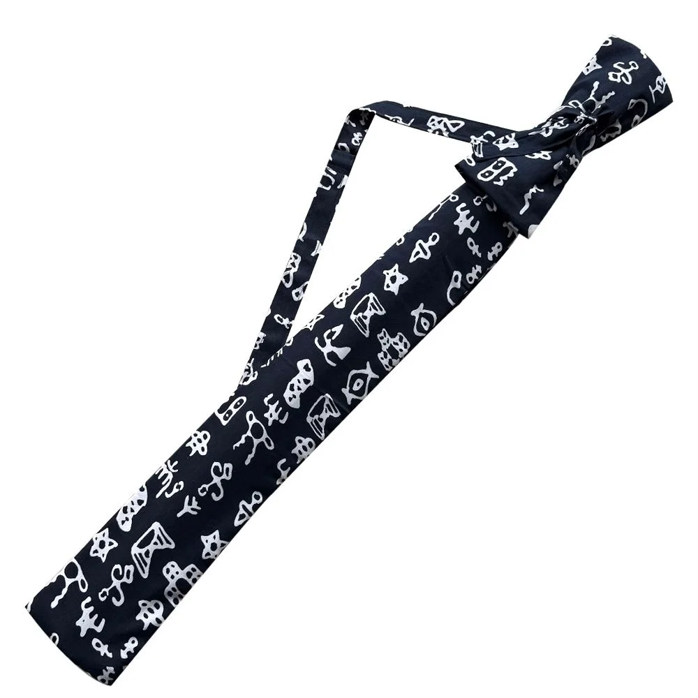 Oriental Pattern Sword Storage Sleeve Portable Tie Closure Wushu Tai Chi Sword Carry Bag For Training Competition Display